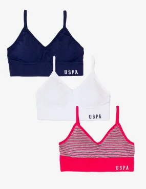 3 PACK SEAMLESS BRAS