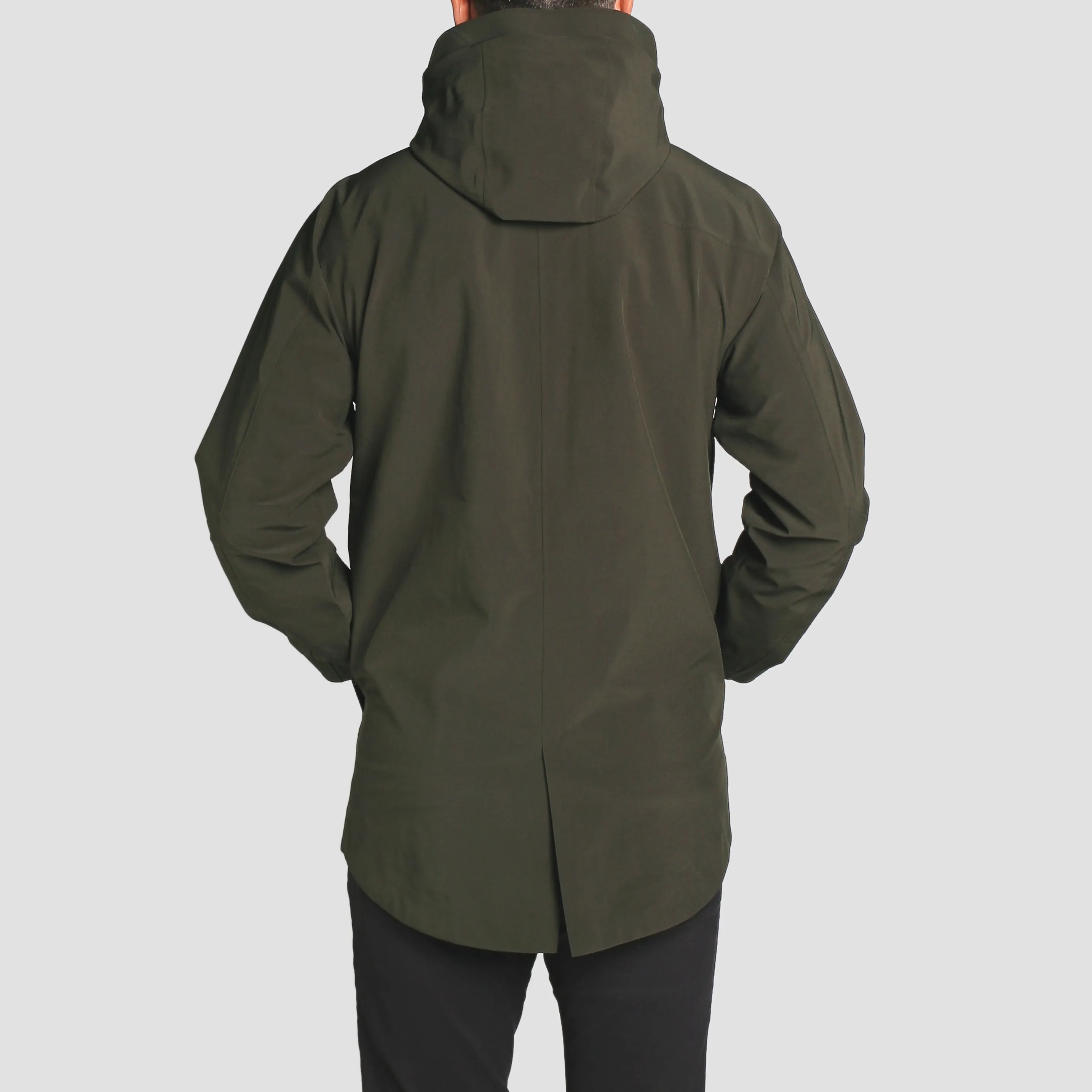 Avalon 3-Layer Waterproof Rain Jacket Olive