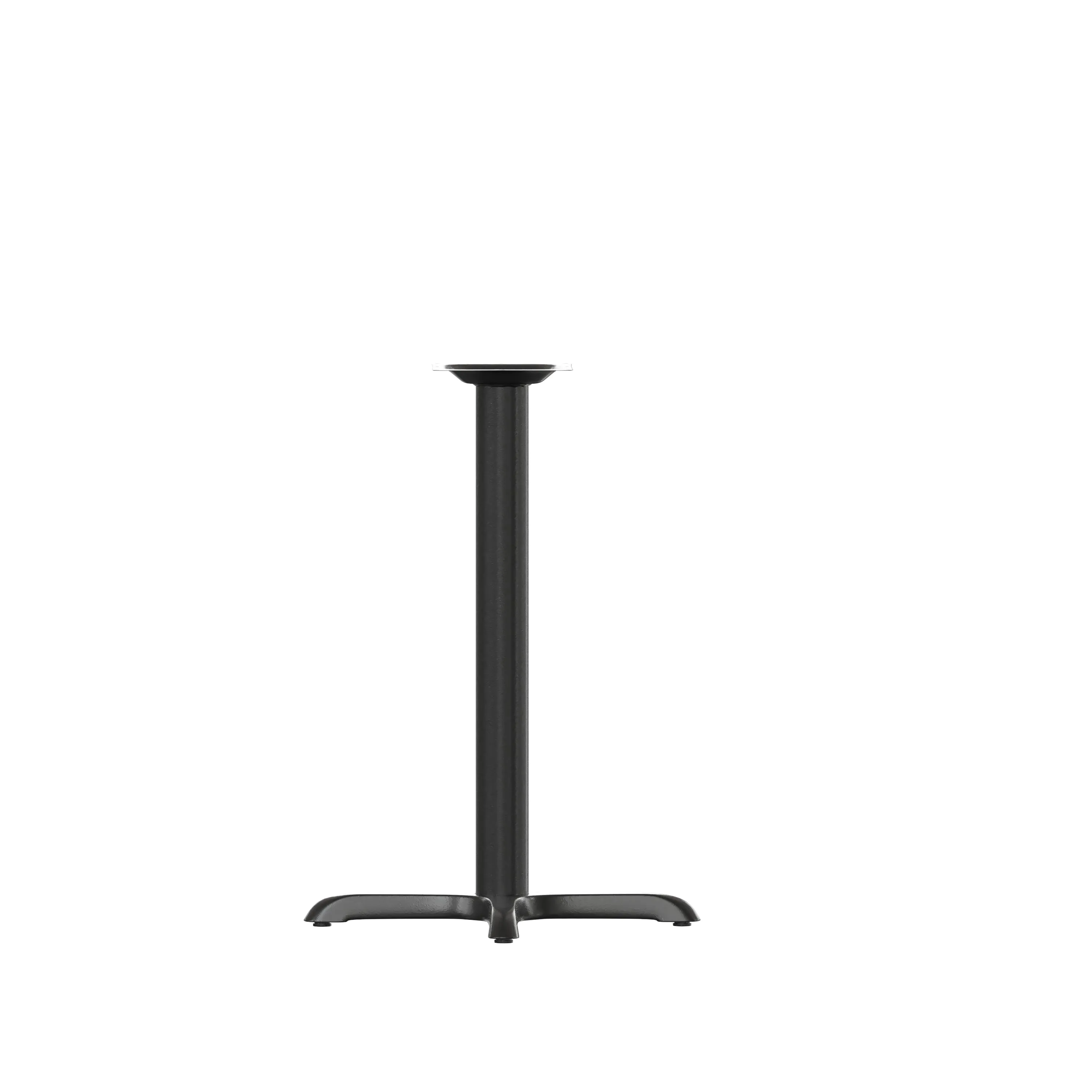 Beverly 22'' x 22'' Restaurant Table X-Base with 3'' Dia. Table Height Column