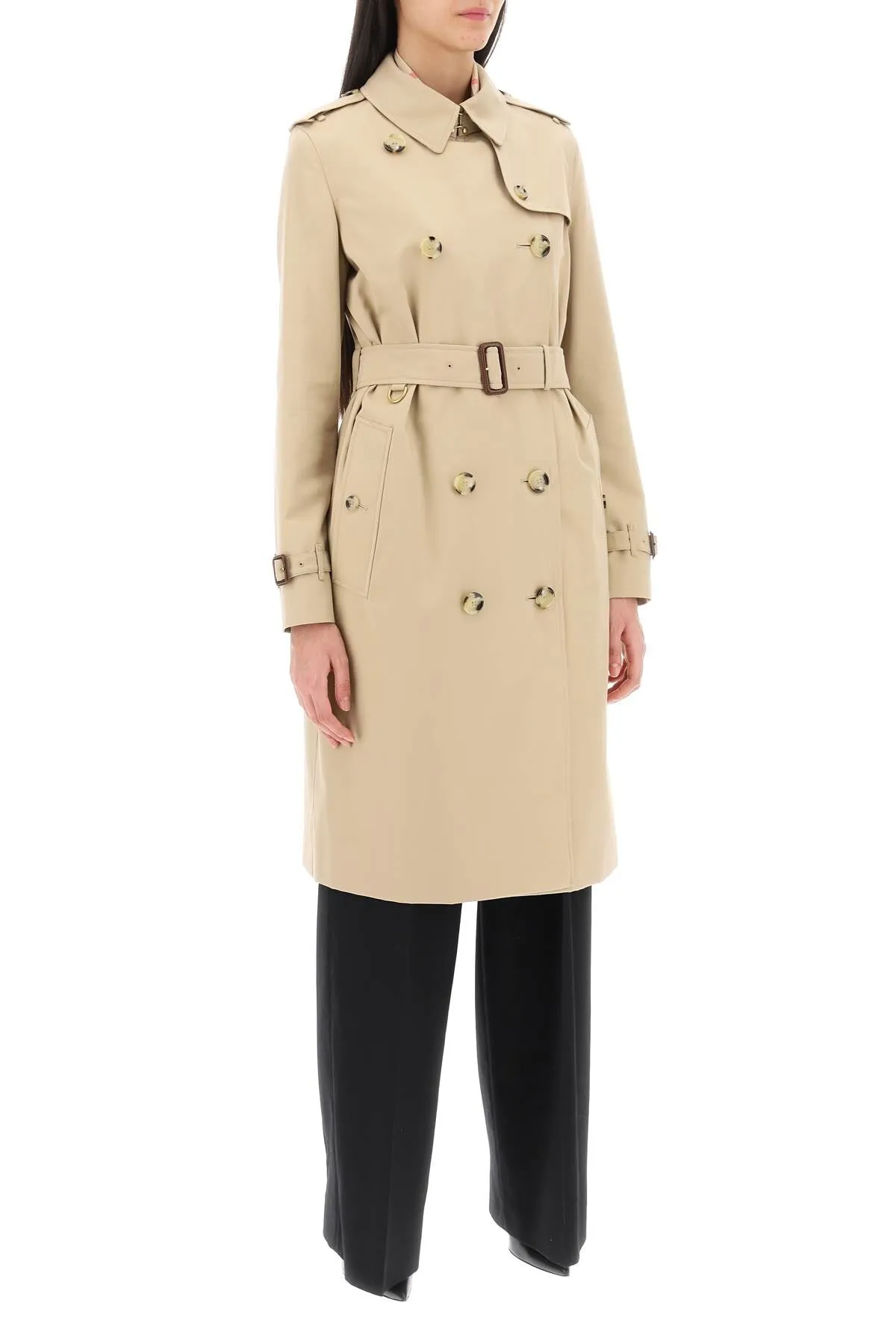 Burberry Long Kensington Heritage Trench Coat