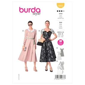 Burda Pattern 6042 Misses' Dress