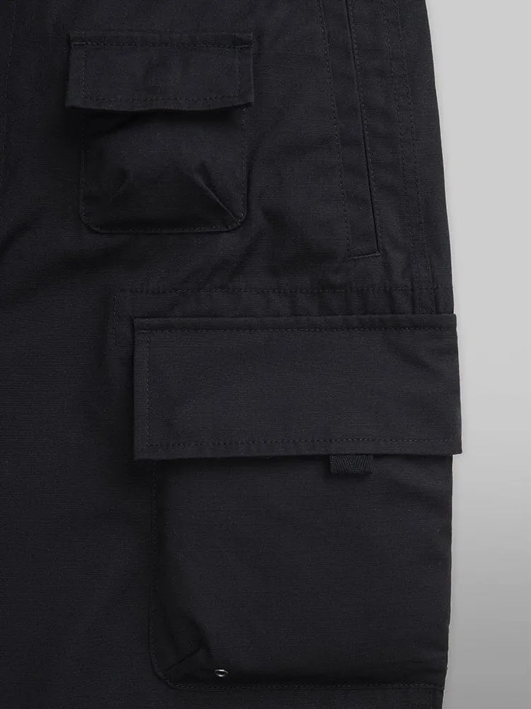 CONVERTIBLE CARGO PANT (BLACK)