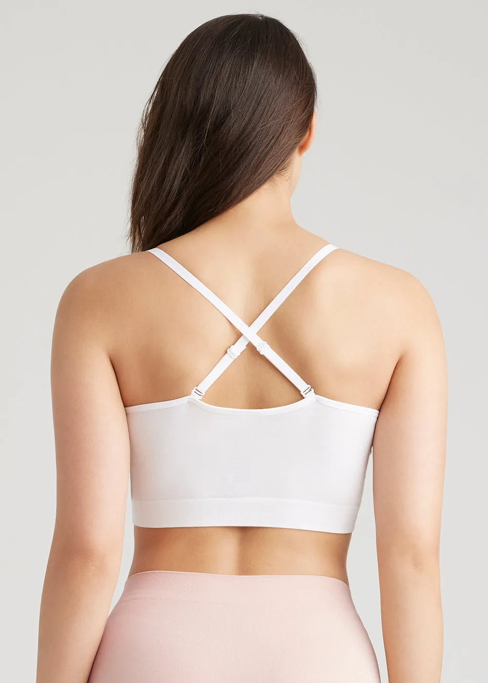 Convertible Scoop Neck Unlined Bralette - Outlast® Seamless