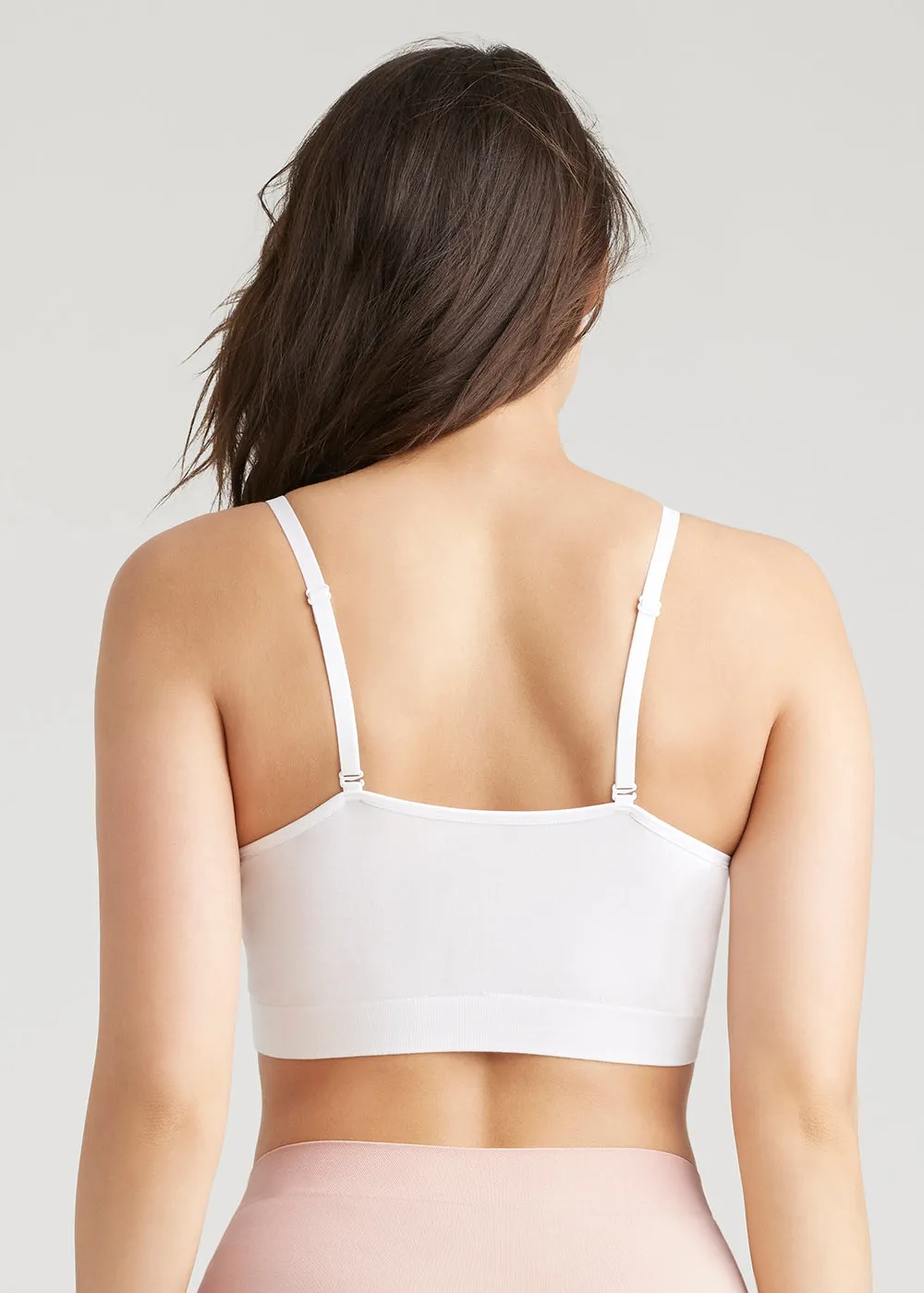 Convertible Scoop Neck Unlined Bralette - Outlast® Seamless