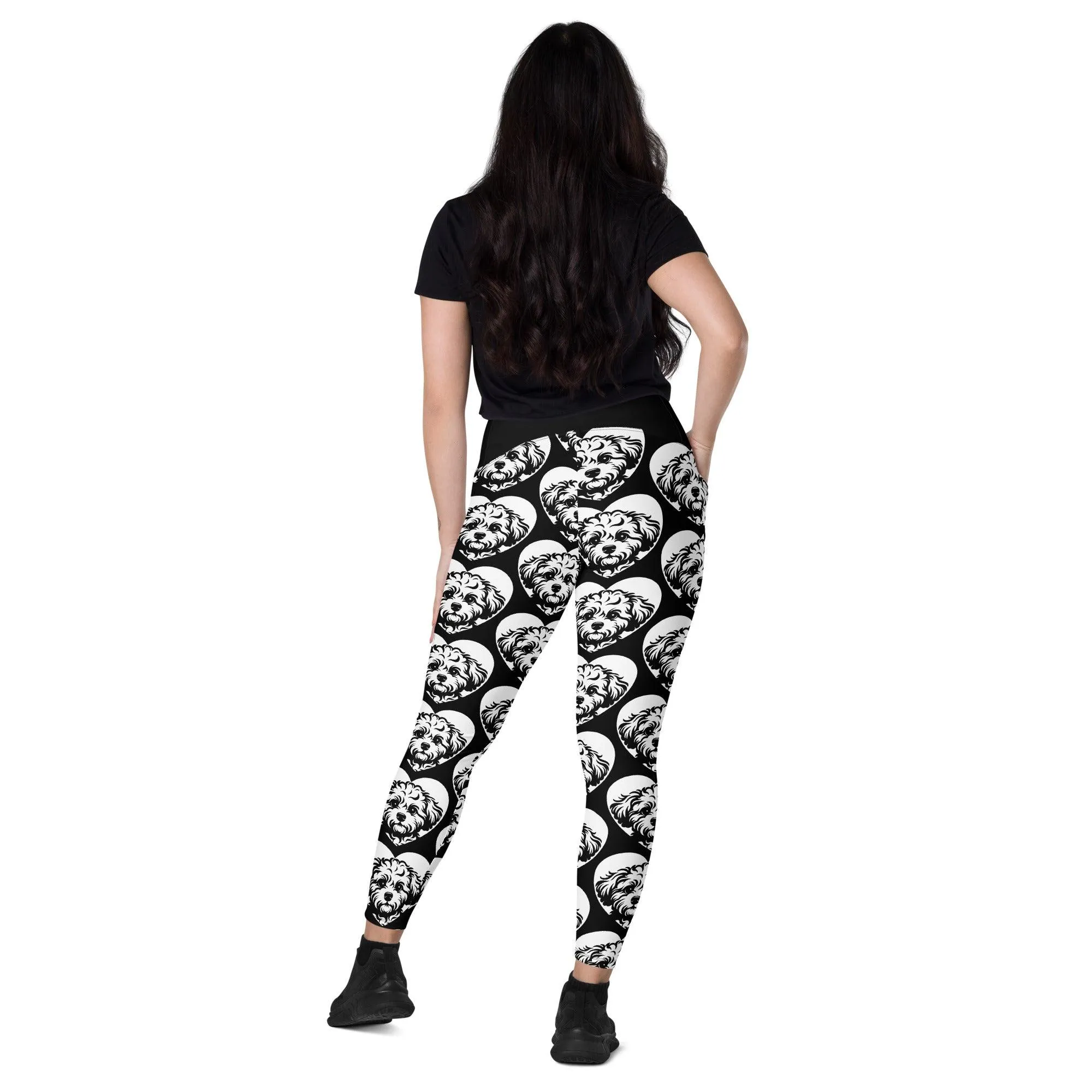 DOG BREED LEGGINGS with pockets - BOLOGNESE - HERTTAHOUND