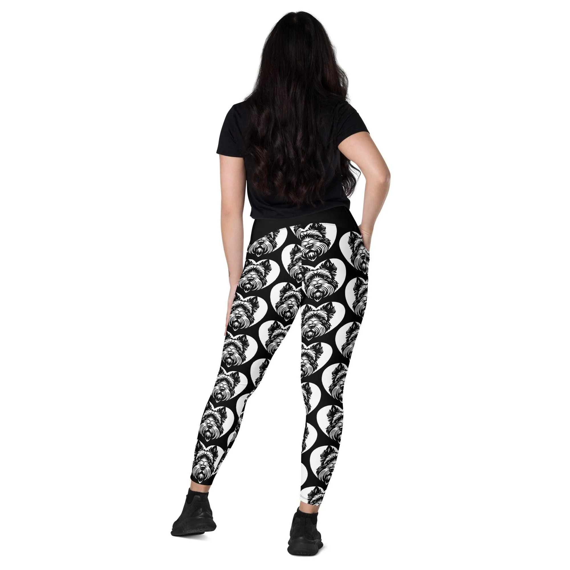 DOG BREED LEGGINGS with pockets - SCOTTISH TERRIER - HERTTAHOUND