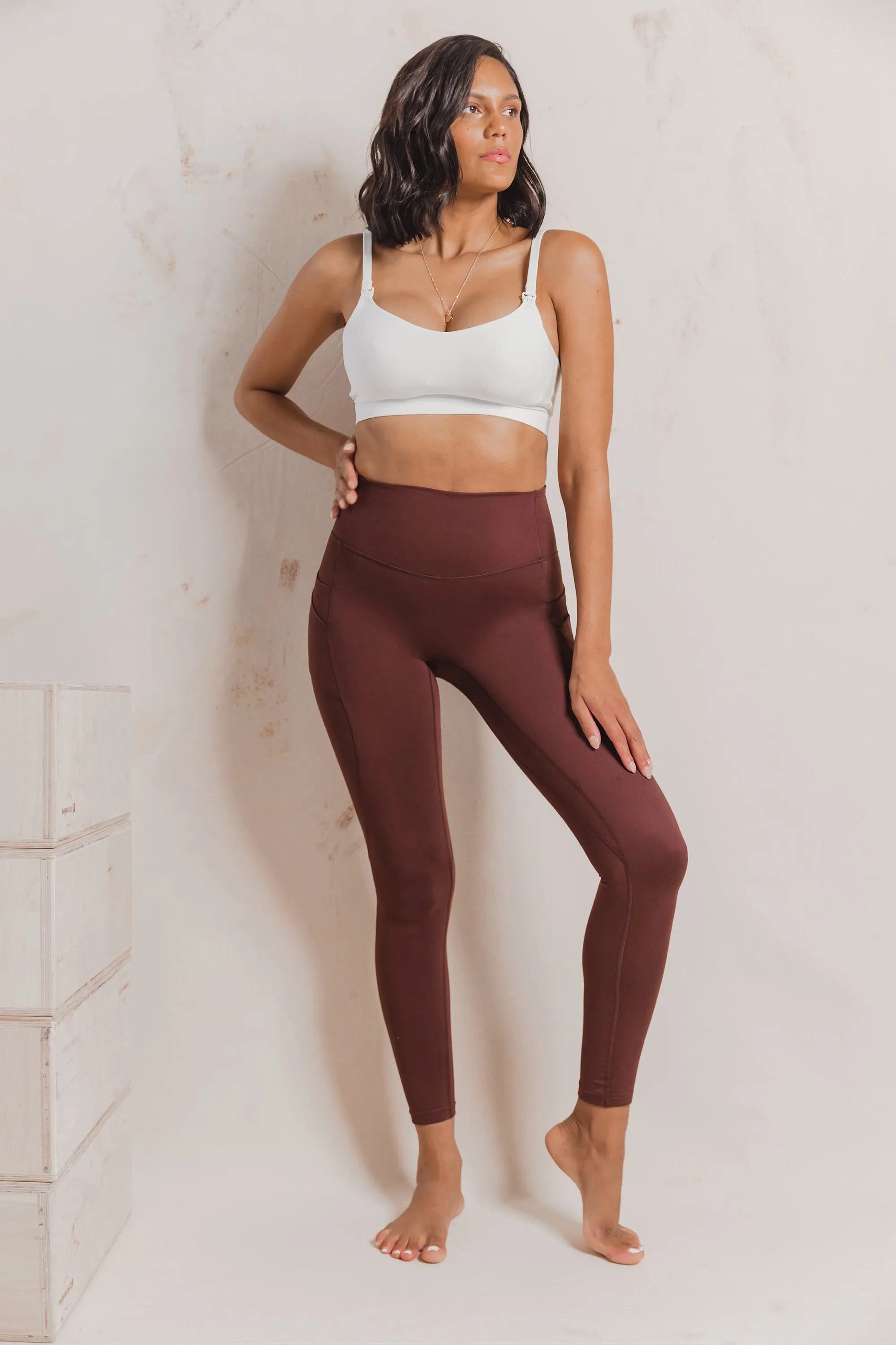 Hipster Compression Pocket Leggings