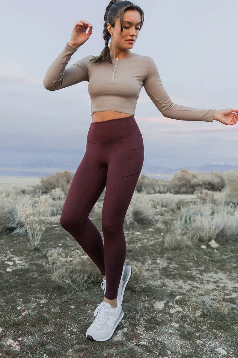 Hipster Compression Pocket Leggings