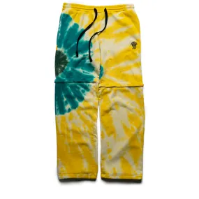 JSP x Round Two Convertible Sweatpants - Tie Dye