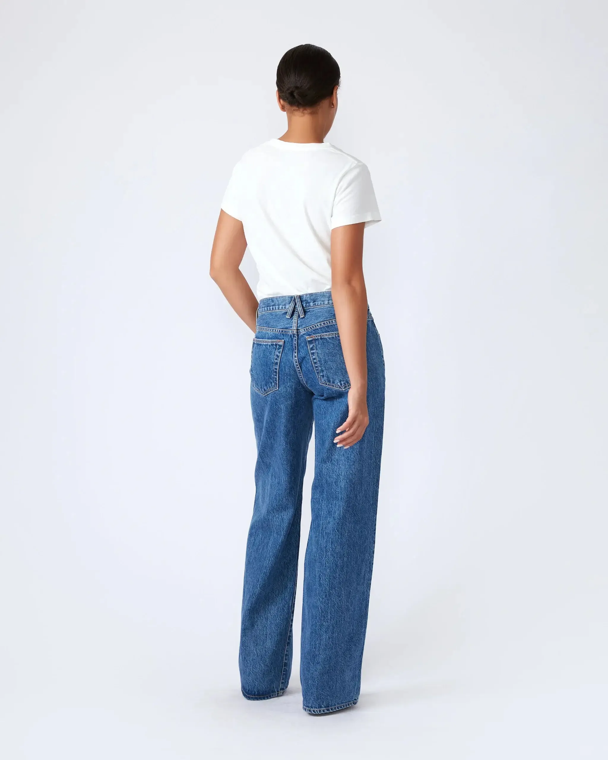 MICA LOW RISE WIDE LEG JEAN