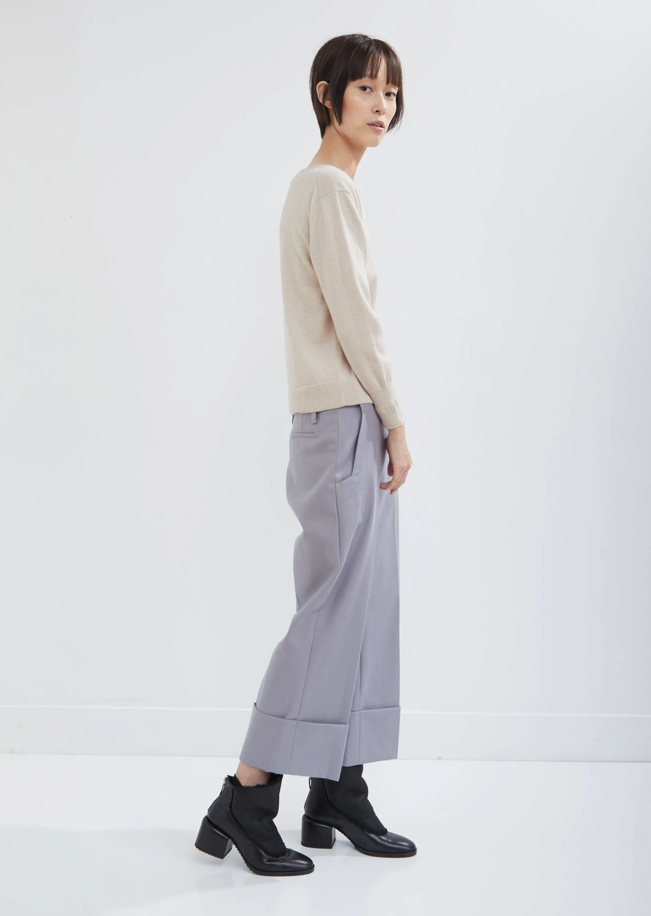 Porub Cropped Sailor Pants