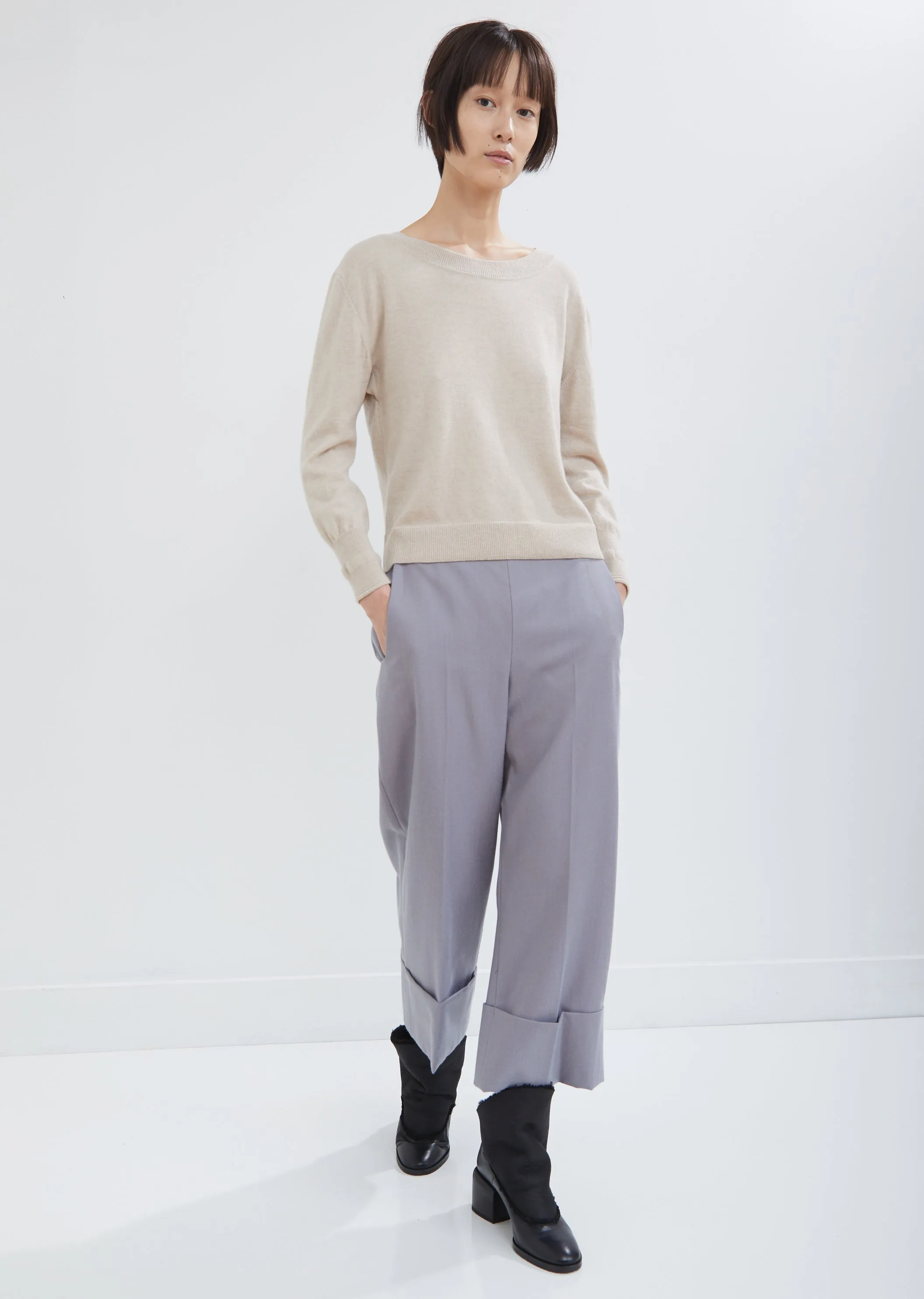 Porub Cropped Sailor Pants