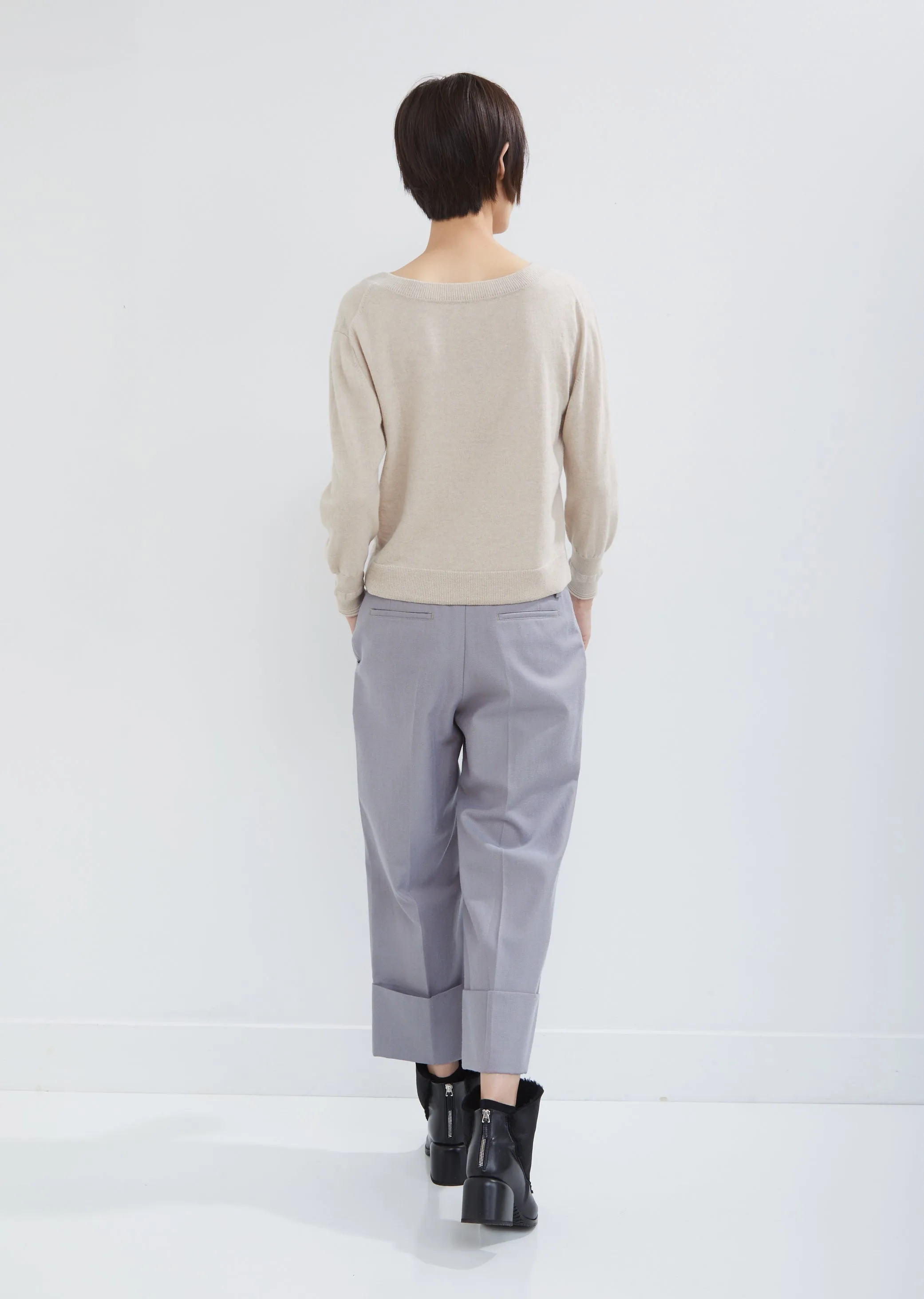 Porub Cropped Sailor Pants