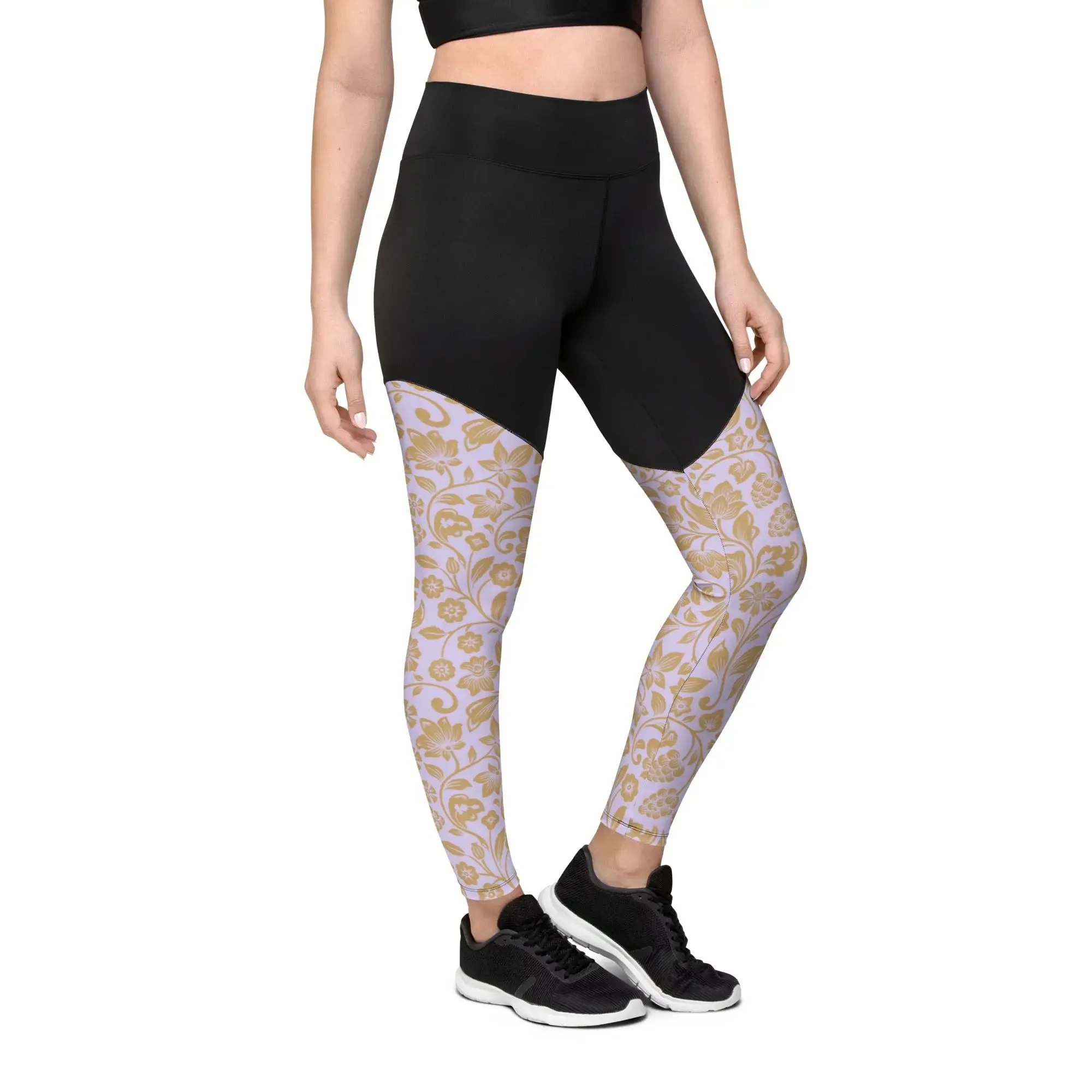 "Floral Lace" Collection - Sports Leggings