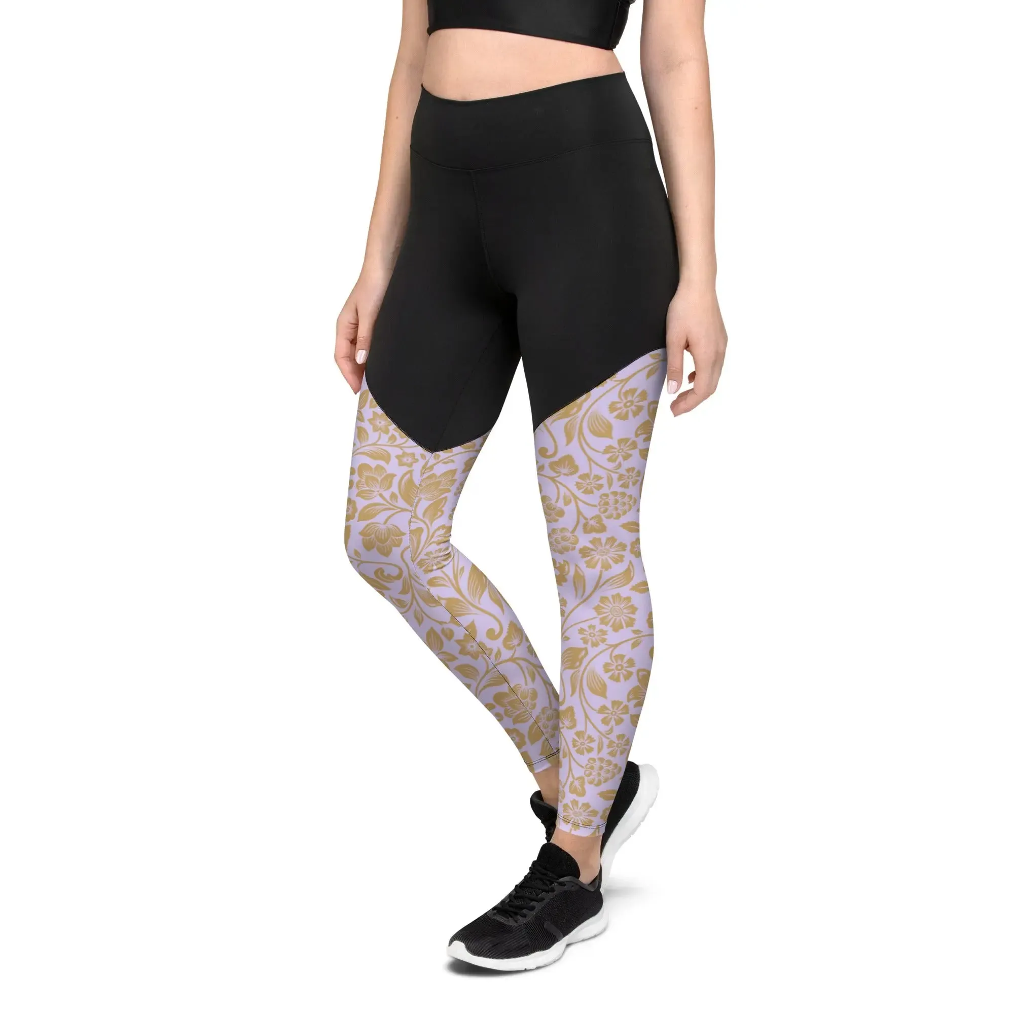 "Floral Lace" Collection - Sports Leggings