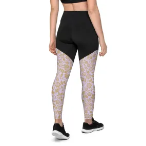 "Floral Lace" Collection - Sports Leggings