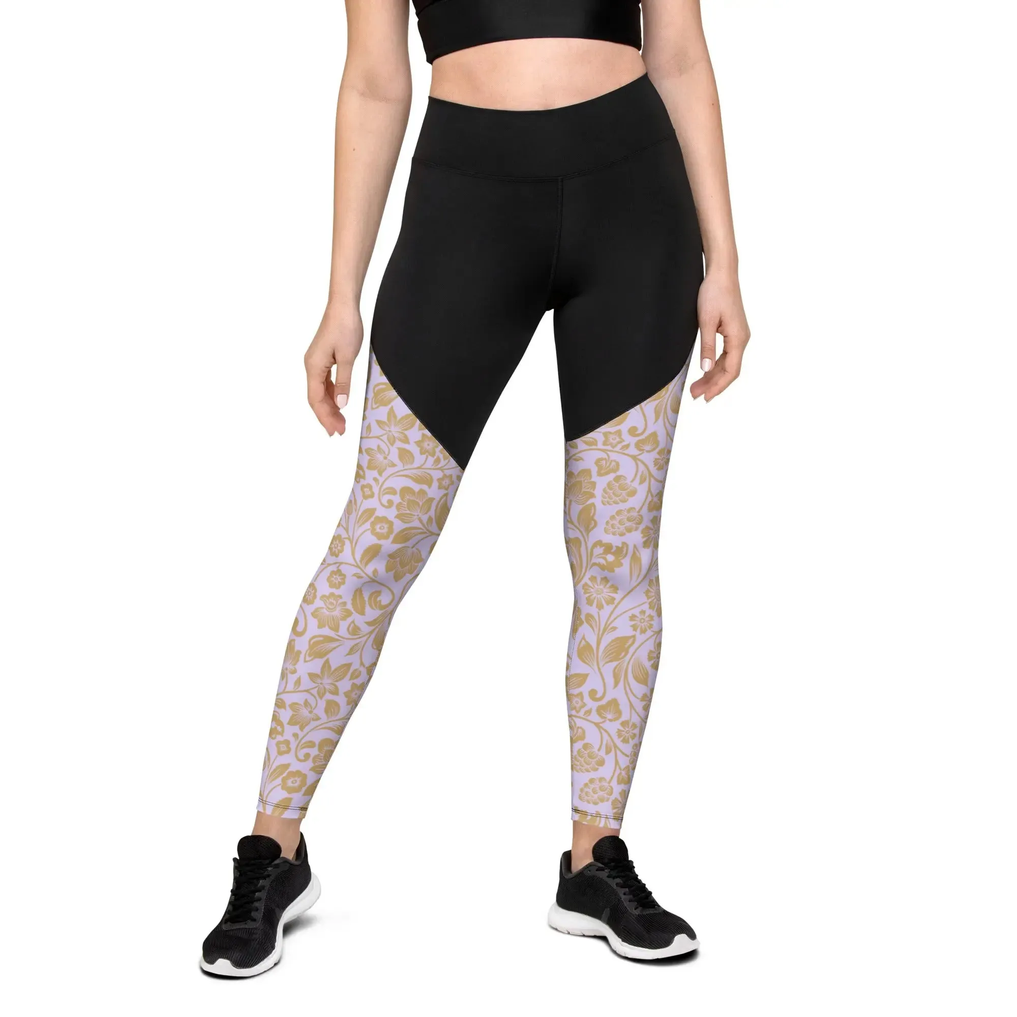 "Floral Lace" Collection - Sports Leggings