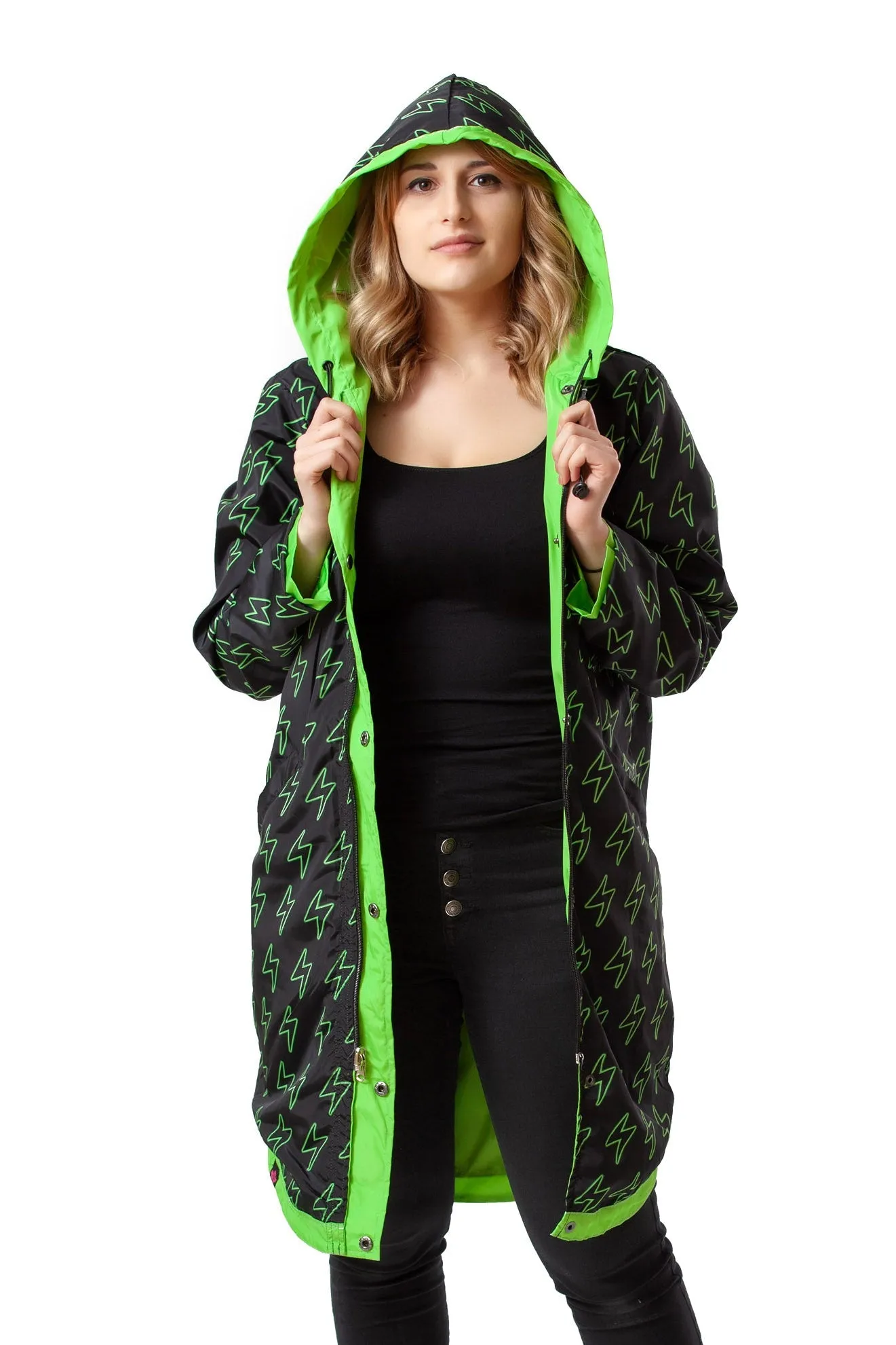 "STORM" rain coat (green)