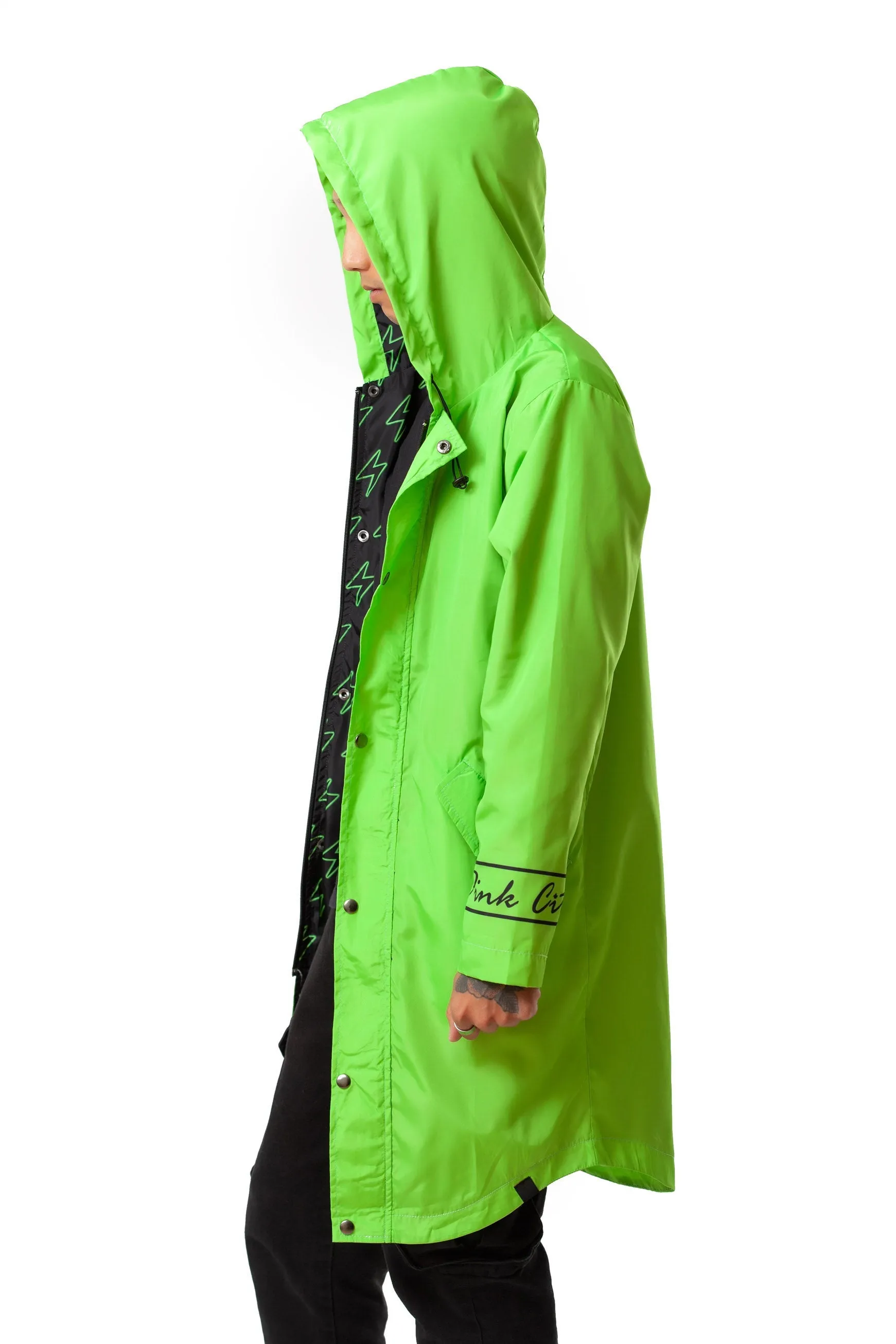 "STORM" rain coat (green)