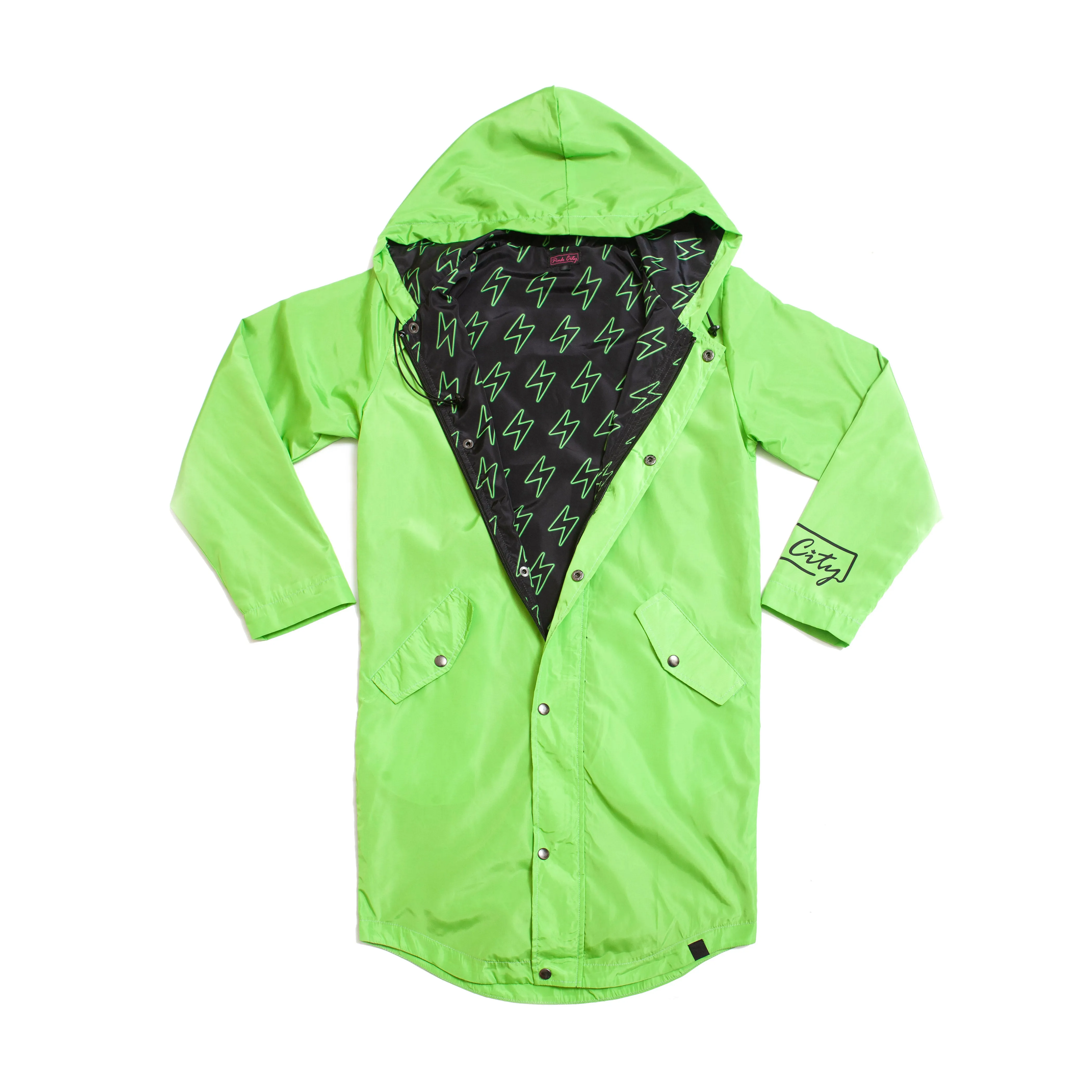 "STORM" rain coat (green)