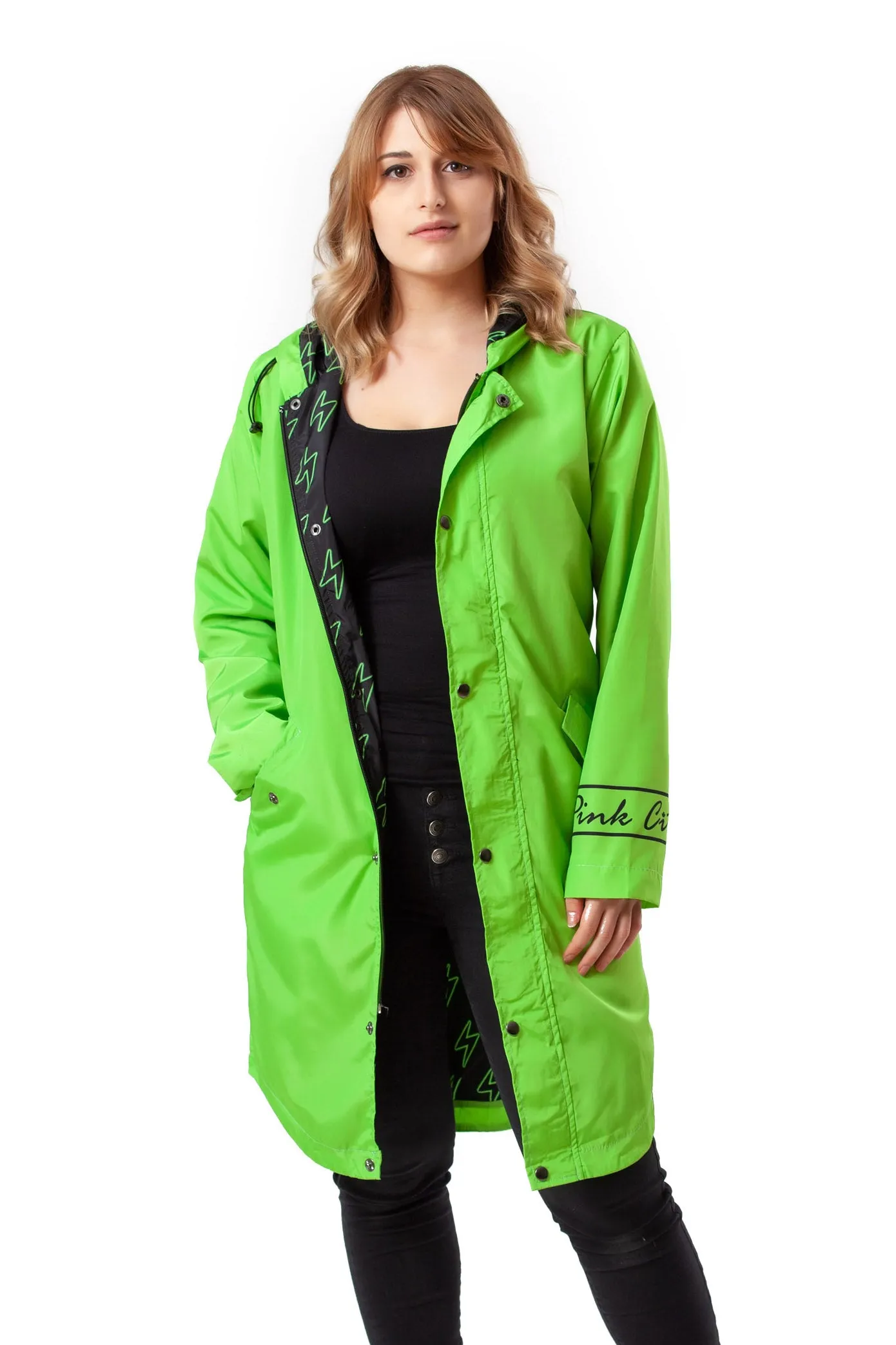 "STORM" rain coat (green)