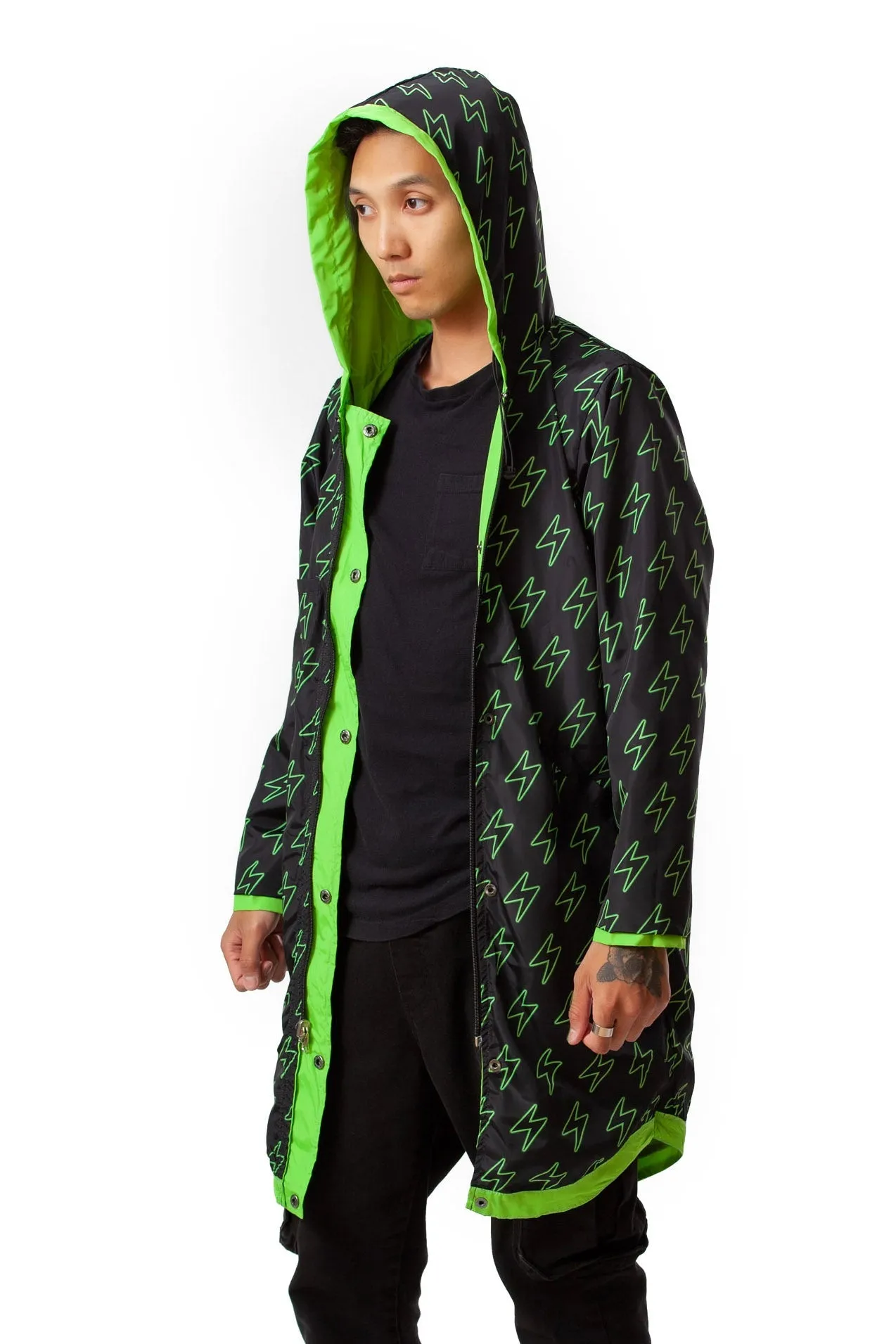 "STORM" rain coat (green)