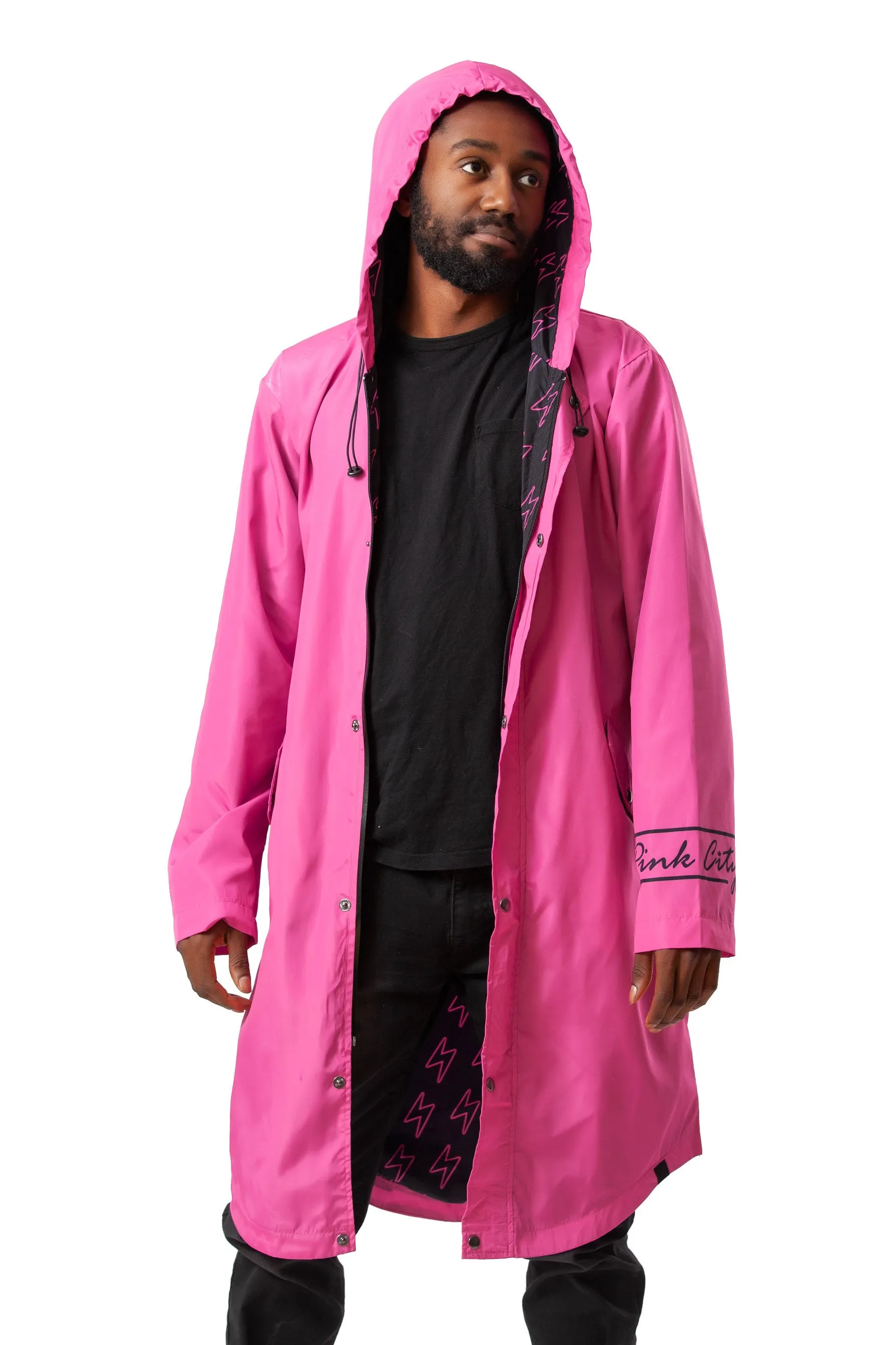 "STORM" rain coat (pink)