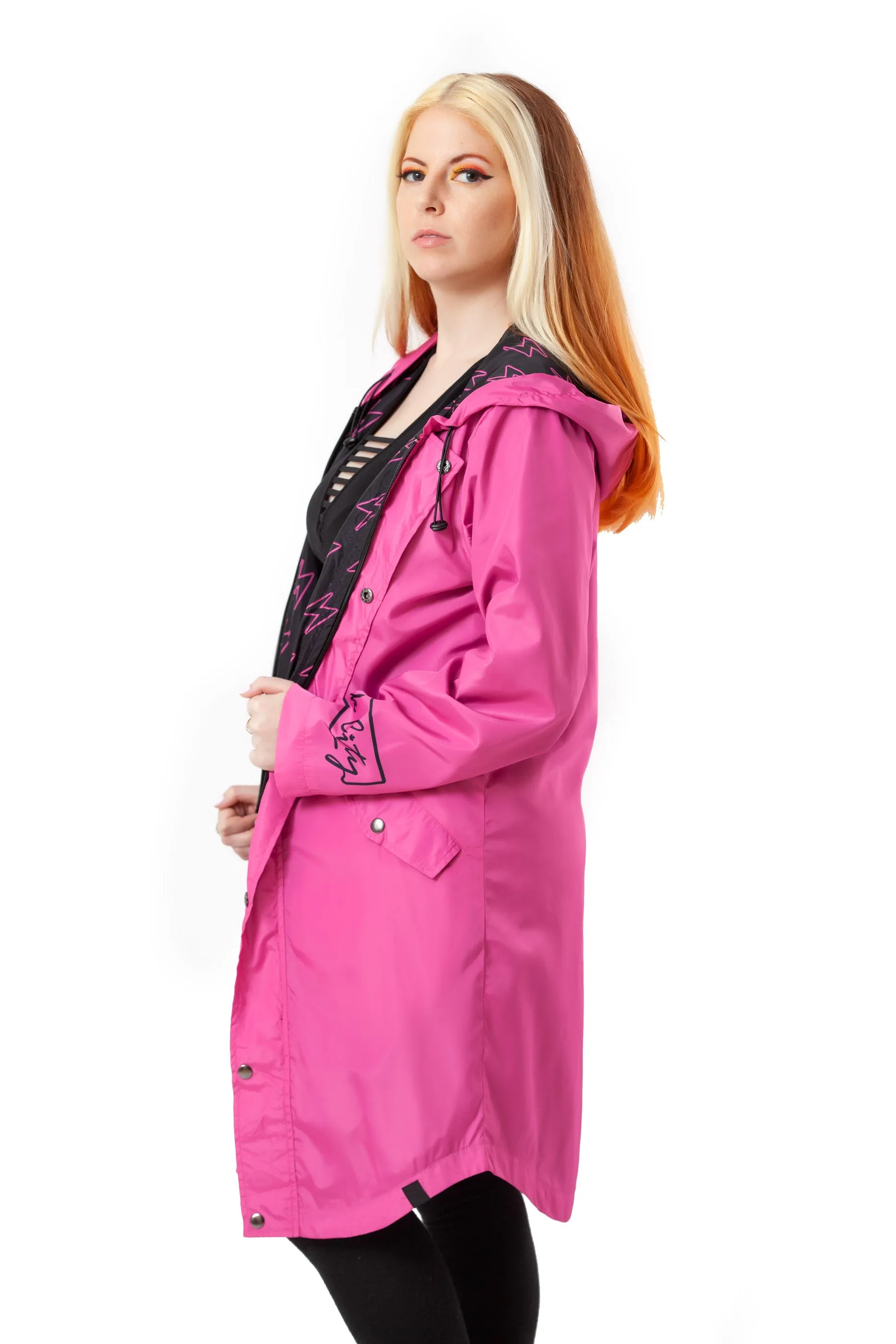 "STORM" rain coat (pink)