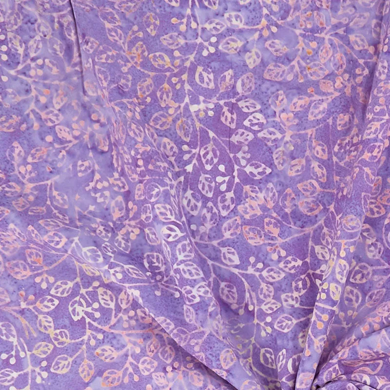 Rayon Batik Prints - Lilac Violetta Rayon Batik Fabric