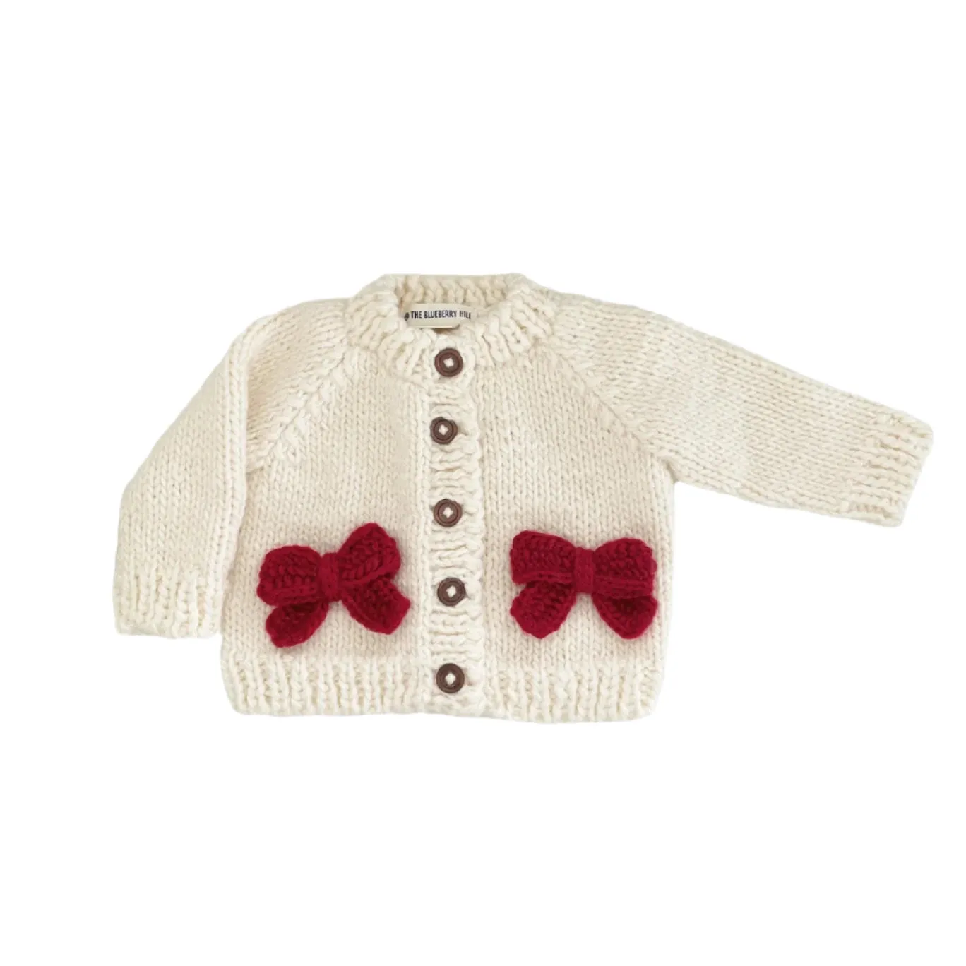 Red Bow Cardigan