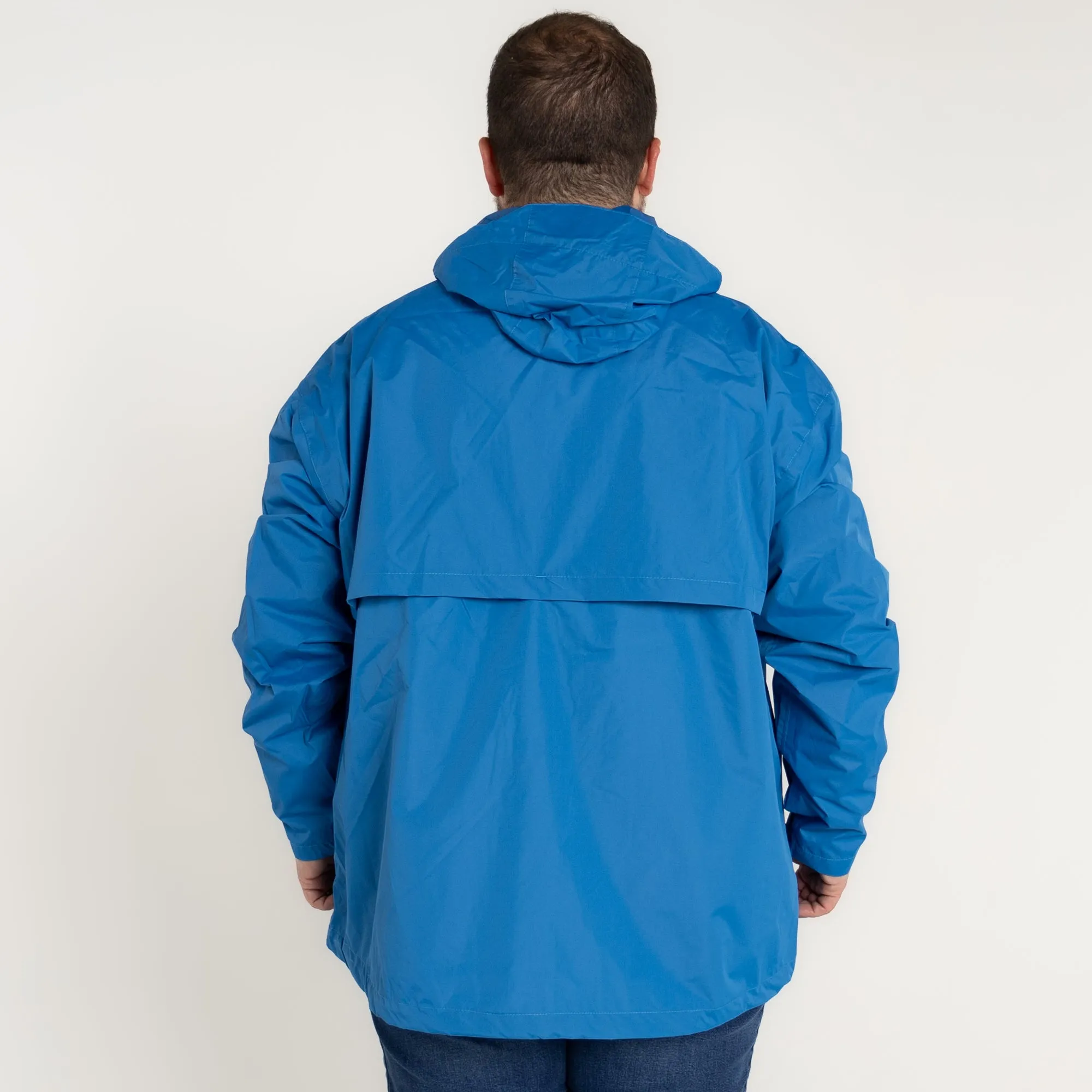 Snow Country Outerwear Mens Packable Hooded Rain Jacket Big Sizes 3XL-7XL Wind Breaker