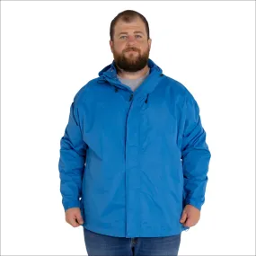 Snow Country Outerwear Mens Packable Hooded Rain Jacket Big Sizes 3XL-7XL Wind Breaker