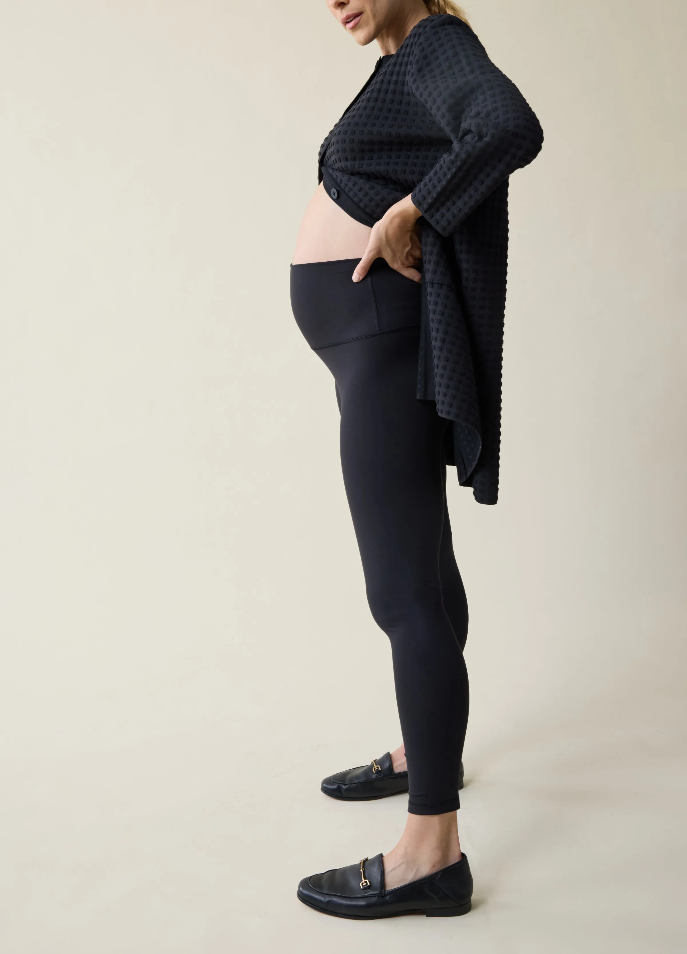 The All-Stage Forever Black Maternity   Postpartum Legging