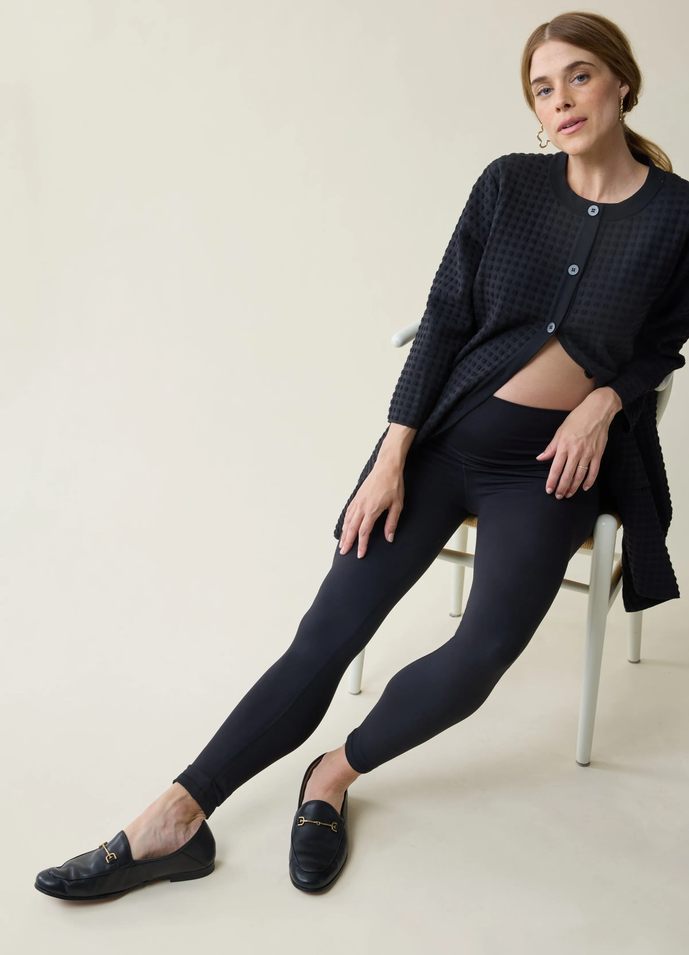 The All-Stage Forever Black Maternity   Postpartum Legging