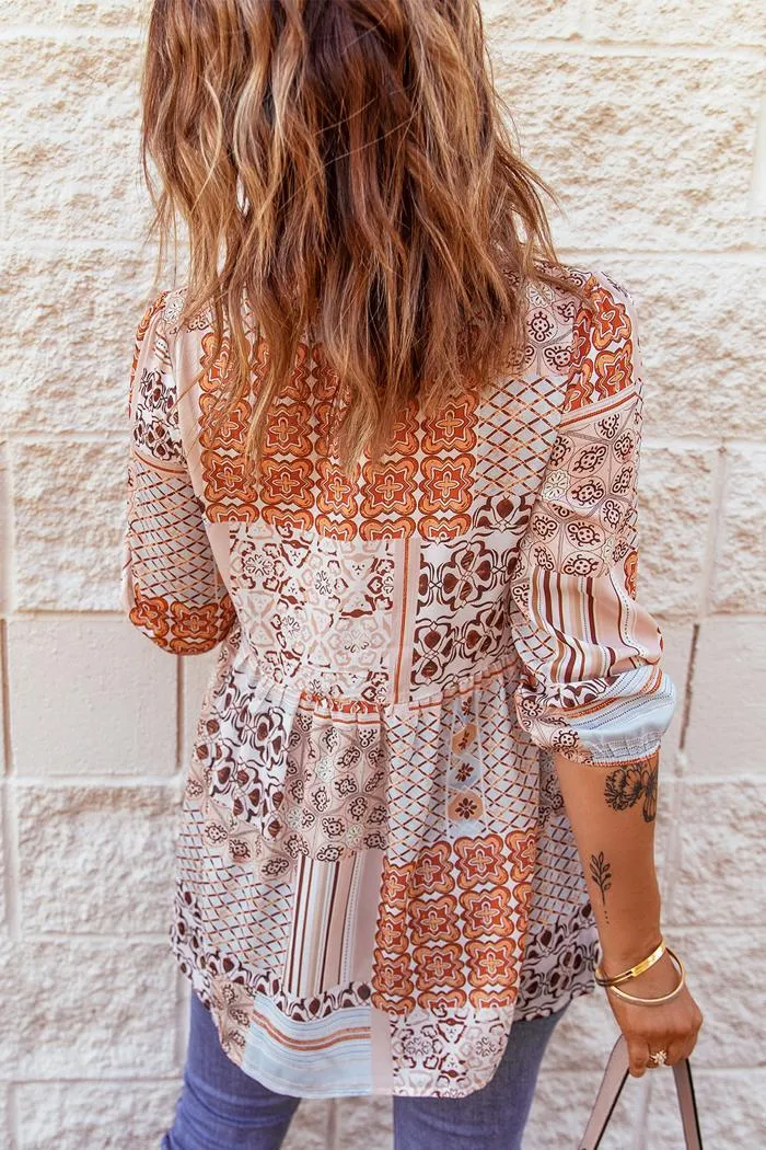 V-Neck Boho Babydoll