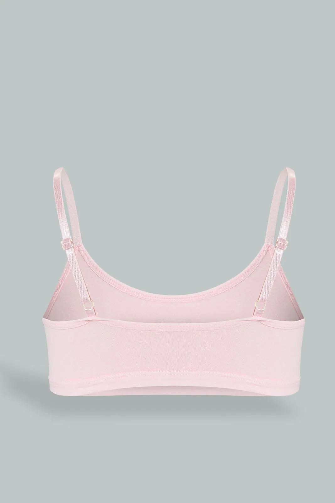 White And Pink Bunny Print Bra (Pack of 2)