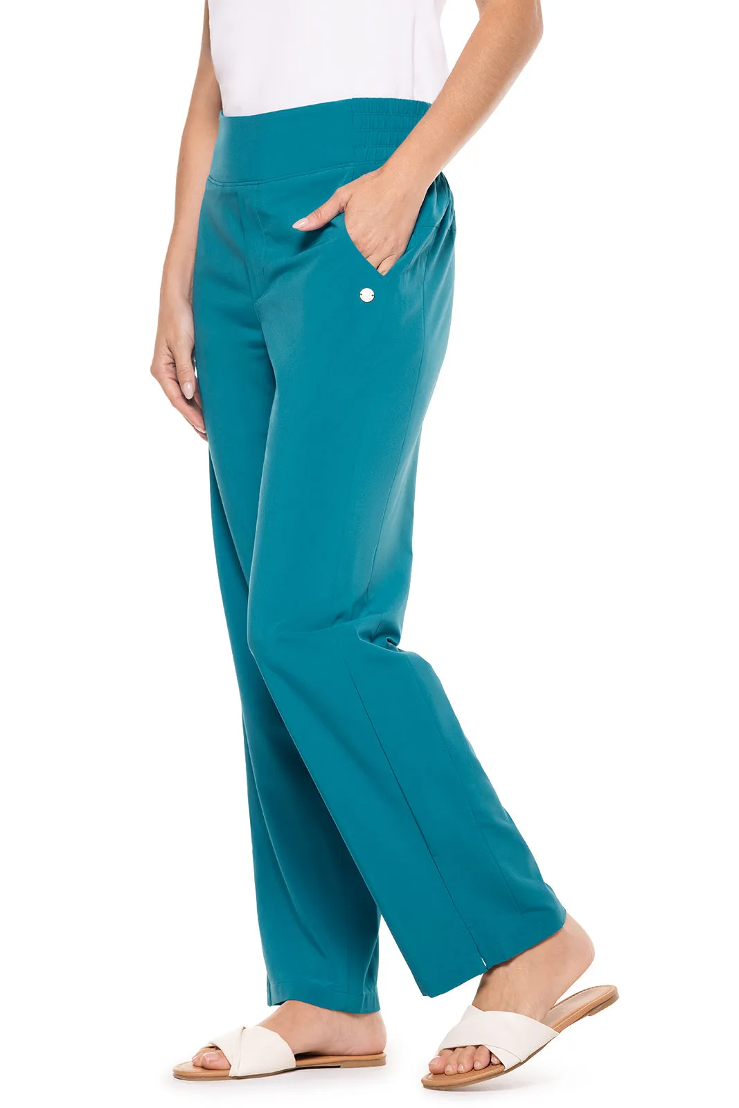 Women's Pellaro Travel Pants | Tahitian Teal