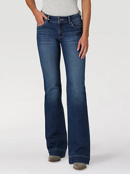 Wrangler Retro Women's Mae Trouser Jean In Jane