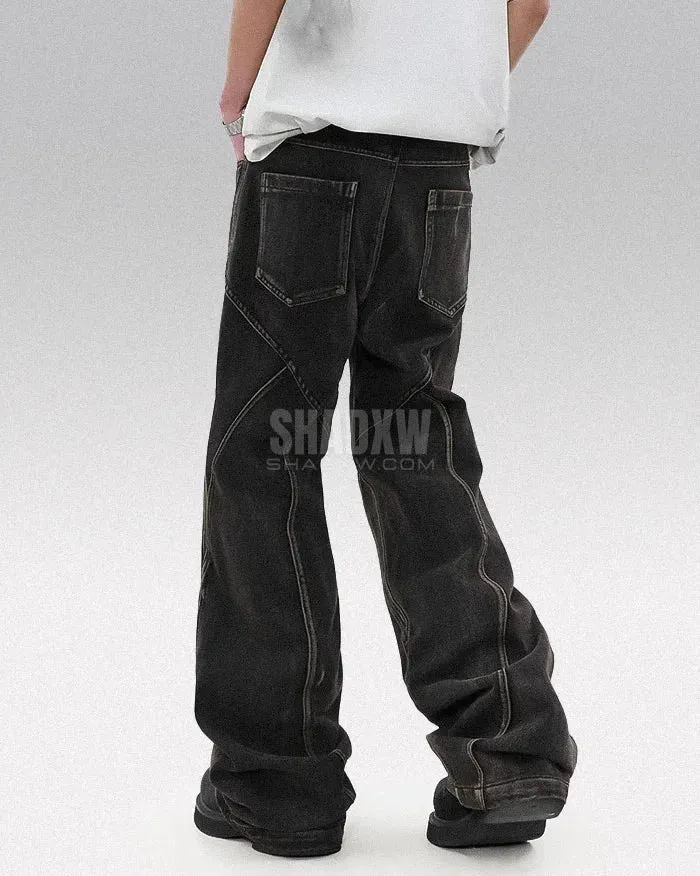 Y2K Black Wide Leg Jeans